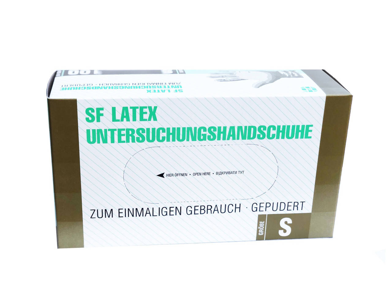 

Перчатки латексные опудренные Sf Medical S (6-7)