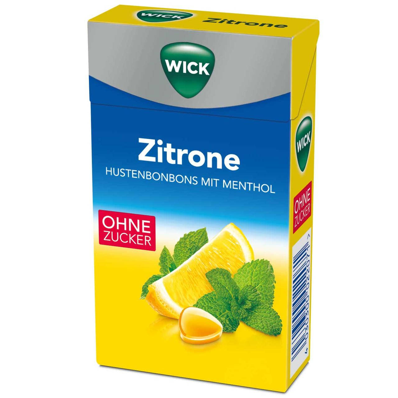 

Драже без сахара Wick Zitrone 46 g