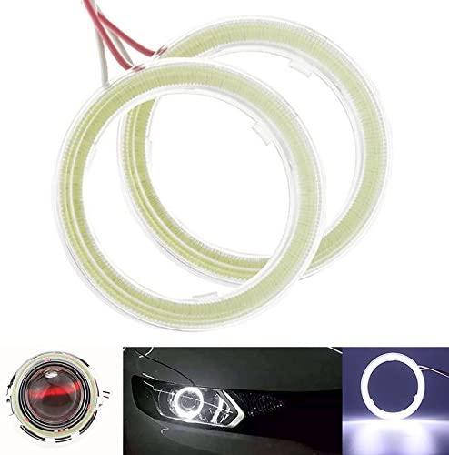 

Светодиодные ангельские глазки COB 90 БЕЛЫЕ (диаметр 78мм/93мм) для линз и фар