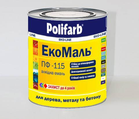 

ЕкоМаль ПФ-115 0,9кг Коричнево-шоколадна Polifarb