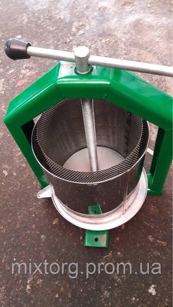 

Ручной пресс-Соковыжималка на 10л из нержав стали