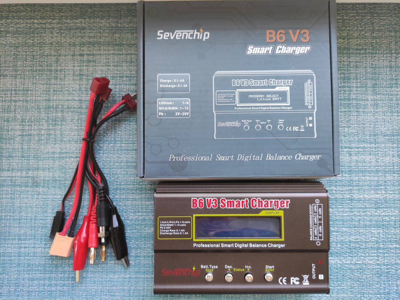 

Зарядное устройство Imax B6 V3 Smart 80W для RC LiIon LiPo LiFe NiCd