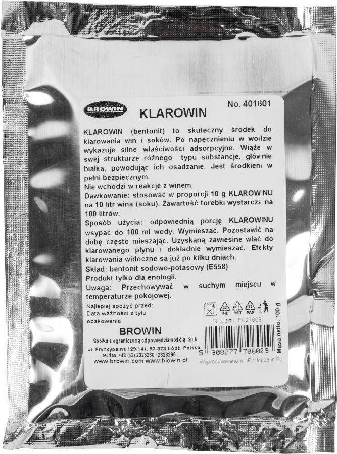 

Кларовин(бентонит) 100г(Польша).