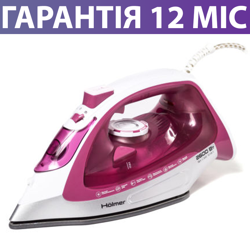 

Утюг Hölmer HIТ-2640 с вертикальным отпариванием и тефлоновой подошвой