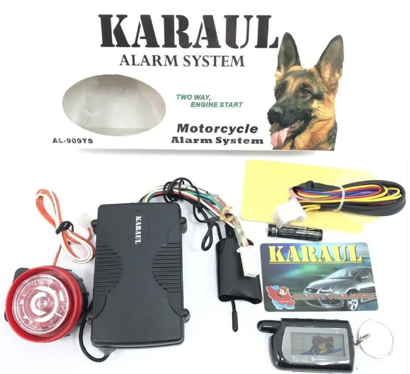 

Сигнализация для мотоцикла, двухсторонняя, мотосигнализация с обратной связью, с автозапуском, Karaul AL-909TS