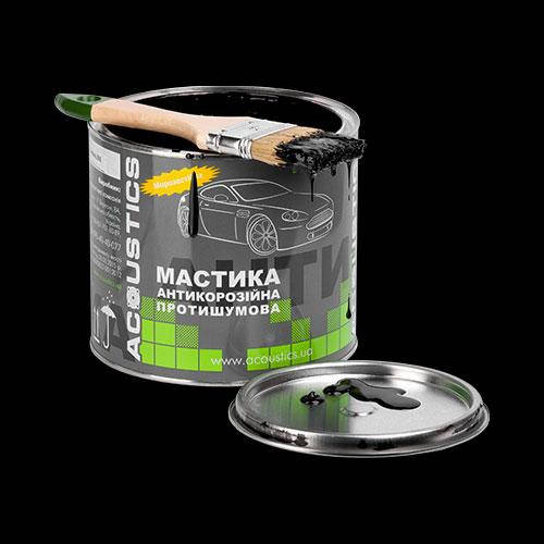 

Антикоррозионная мастика черная ACOUSTICS 2,0 кг, Черный