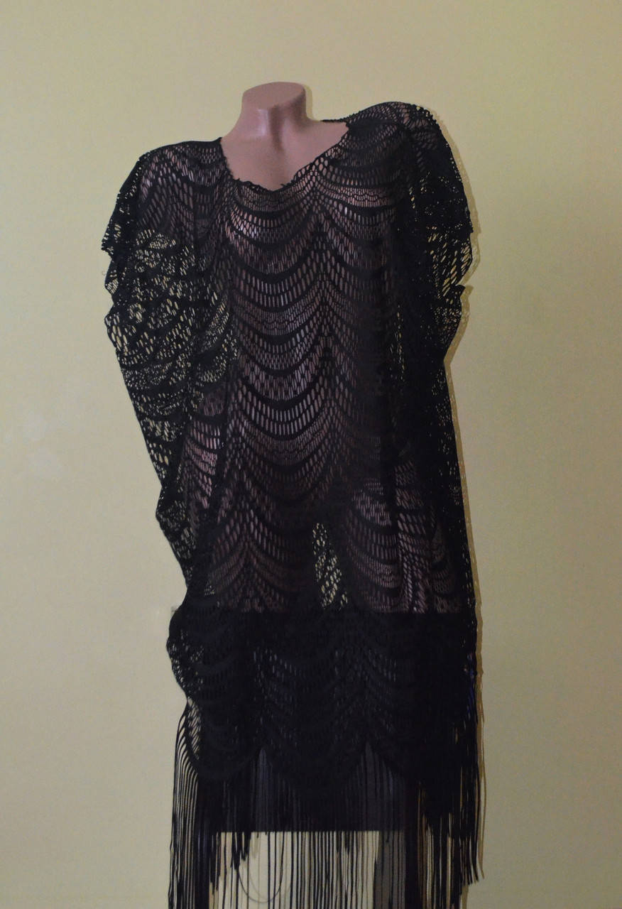 

Стильная пляжная женская туника платьем, S-M, L-XL