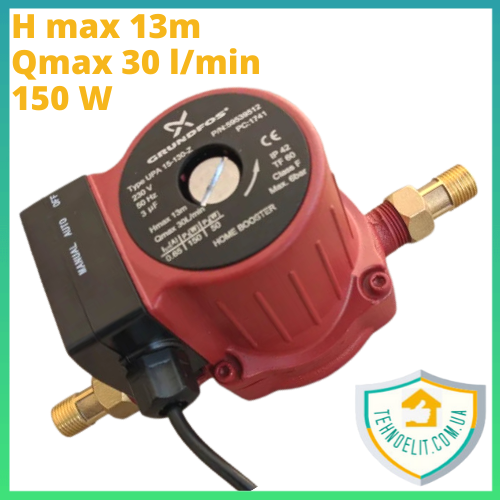 

Повысительный бесшумный насос для повышения давления воды в квартире в водопроводе UPA 15-130-Z