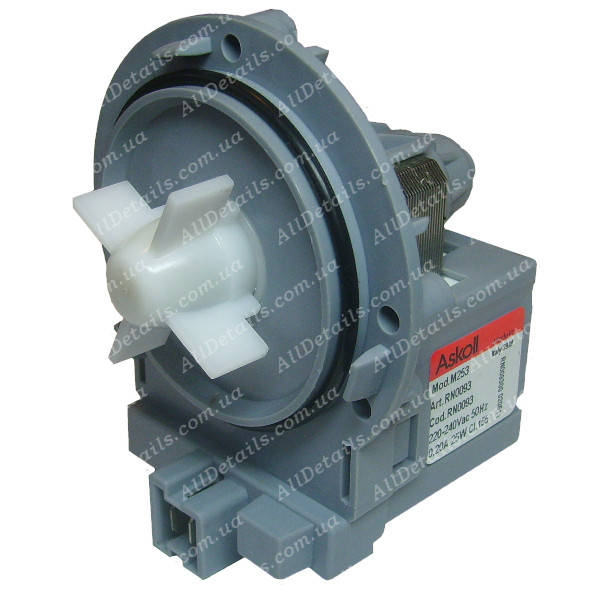 

Сливной насос (помпа) Крепление - три винта Askoll (15125 с.к) PMP012UN