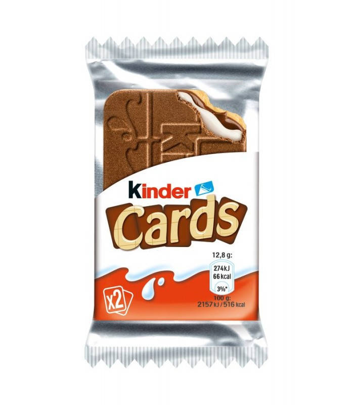 

Печенье Kinder Cards 26g