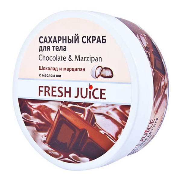 

Fresh Juice цукровий скраб для тіла Шоколад і Марципан 225 мл
