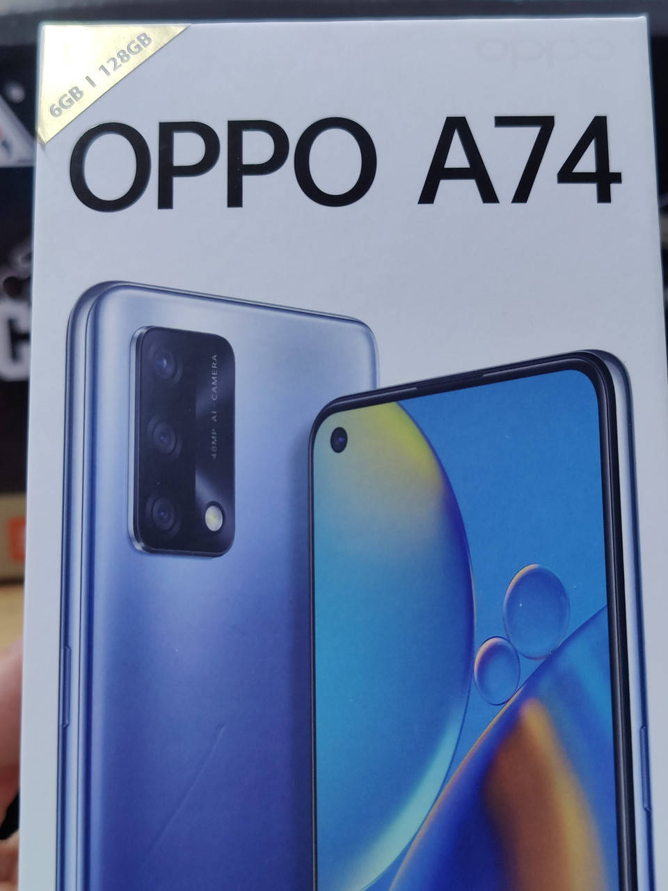 

Смартфон OPPO A74 6/128Gb Midnight Blue Amoled Snapdragon 662 5000 мАч 33Вт + пленка CPH2219, Голубой