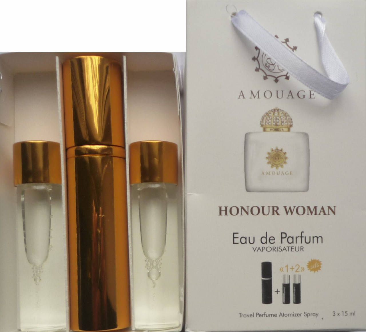 

Духи женские 3в1 Amouage Honour for Woman 45 мл. (Амояж Хонор Вумен)