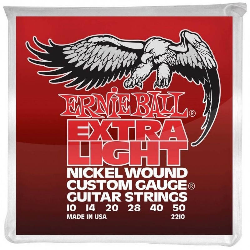 

Струны для электрогитары Ernie Ball 2210 Extra Light Electric Nickel Wound 10/50