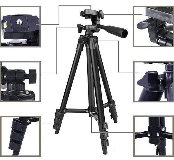 

Штатив для камер, смартфонов с уровнем Tefeng TF-3120, трипод, tripod, тренога