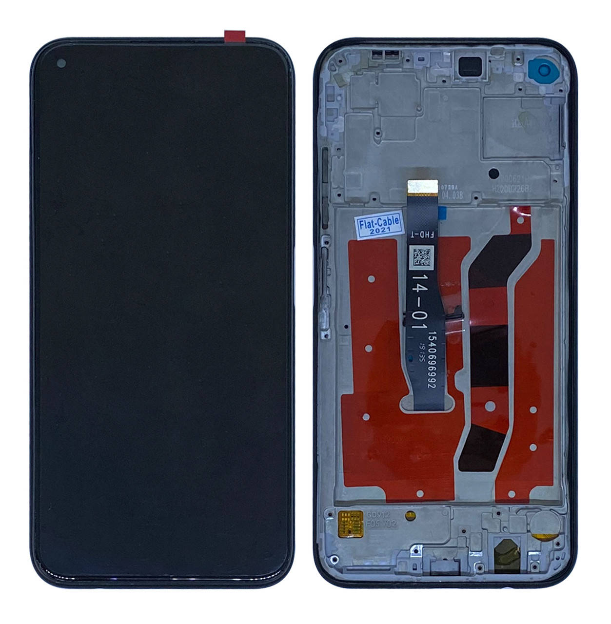 

Дисплейный модуль (экран) для Huawei P40 Lite Чёрный (PRC) в рамке (JNY-LX1), Черный