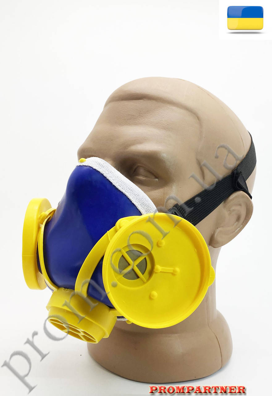 

Полумаска резиновая РУ-60М (респиратор РУ-60М)