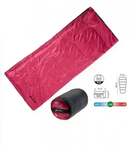 

Спальный мешок Martes Gerd 180x75 200 г / м2 розовый