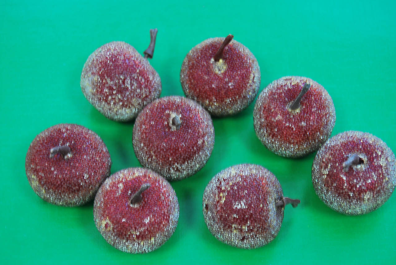 

Декор яблоко в сахаре.