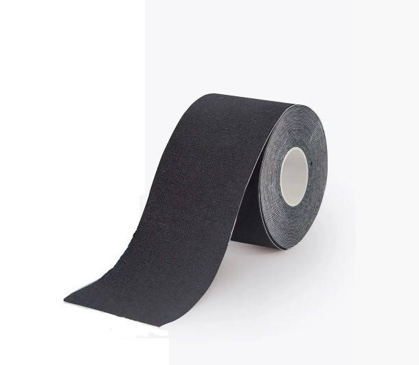 

Кинезио тейп Kinesiology Tape 5см х 5м черный