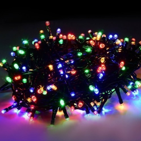 

Гирлянда прямая 300 led мини линза RG/RB (черный провод) 13.5м Мульти свет