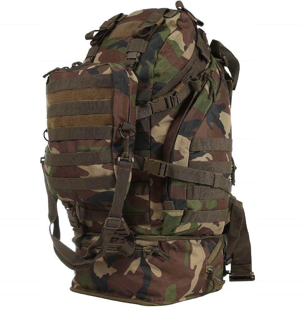 

Тактический рюкзак CAMO OVERLOAD 60 л WOODLAND ( PL-OV-BP-WD), Хаки
