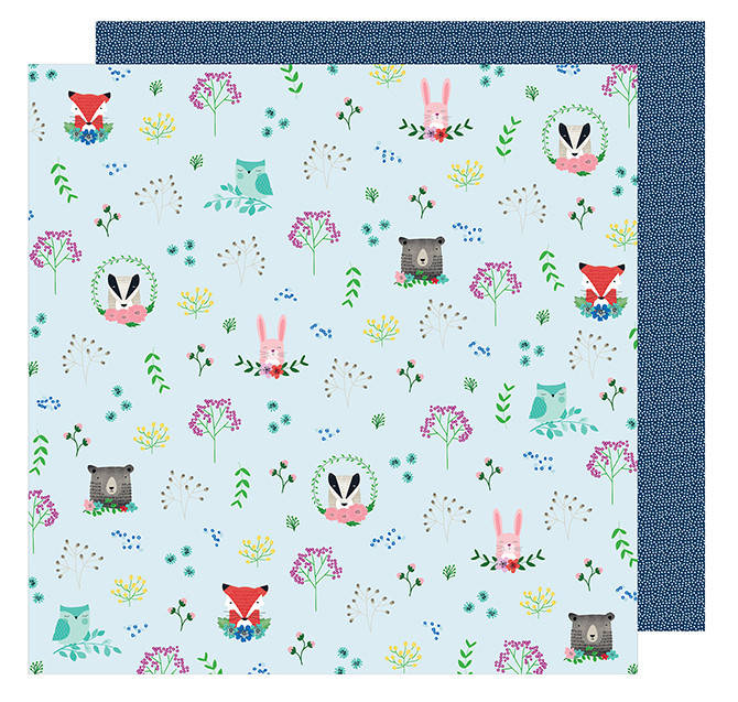 

Папір двосторонній - Forest Friends - Shimelle - 30x30