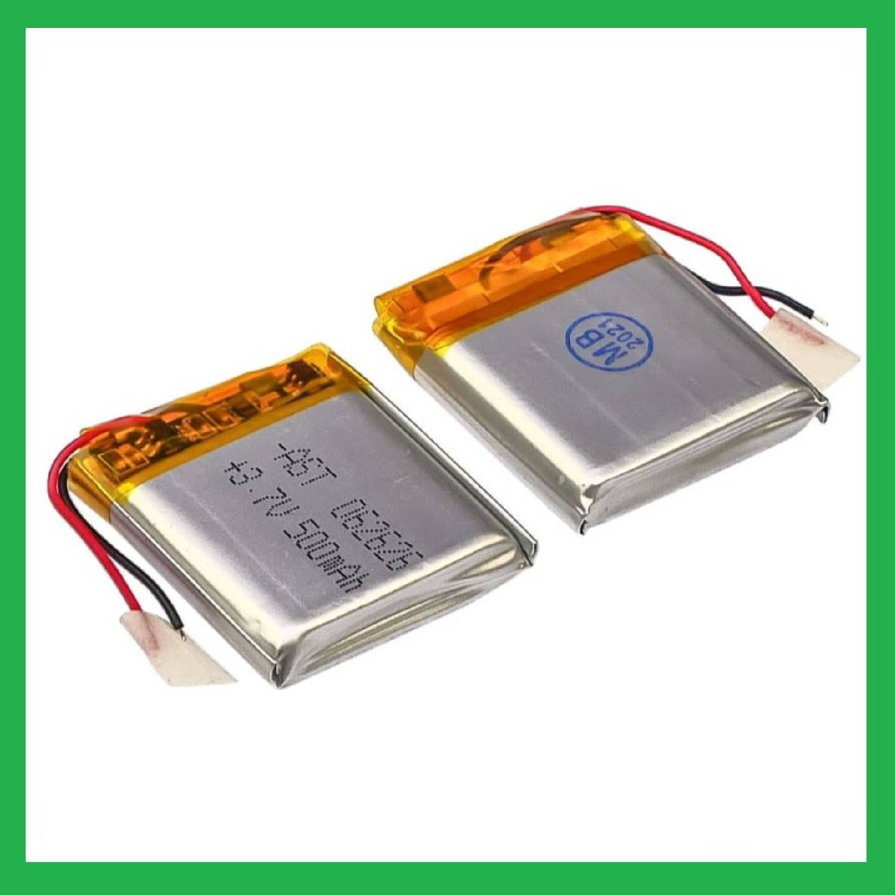 

Литий-полимерный аккумулятор Li-pol 062626P, 500mAh 3.7V 1 шт.