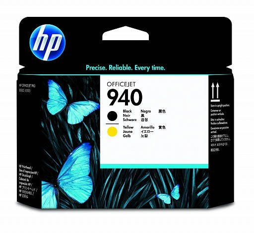 

Печатающая головка HP 940 Mattle black & Yellow (C4900A)
