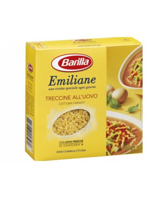 

Паста яичная Barilla Emiliane Treccine all'uovo 0.250гр