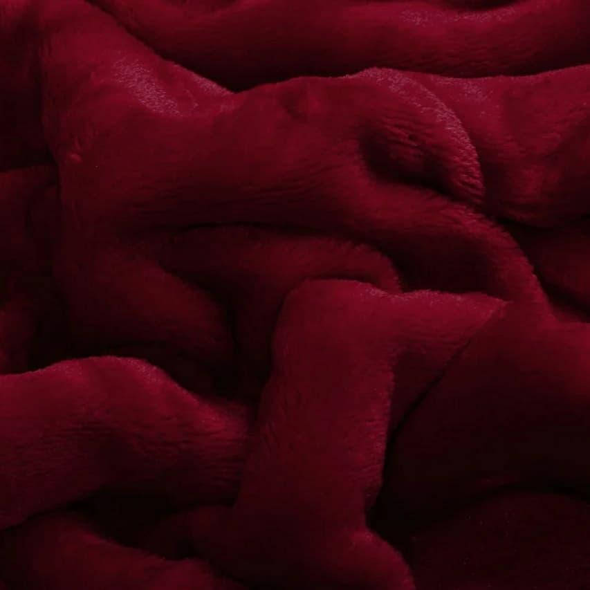 

Плюш двухсторонний красного цвета для пошива мягких игрушек