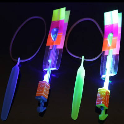

Led-cалют-вертолёт на рогатке-светодиодный., Разные цвета