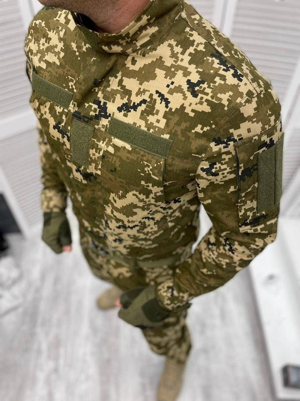 

Тактический костюм горка ВСУ камуфляж pixel green грета Турция код 11377, Зелёный