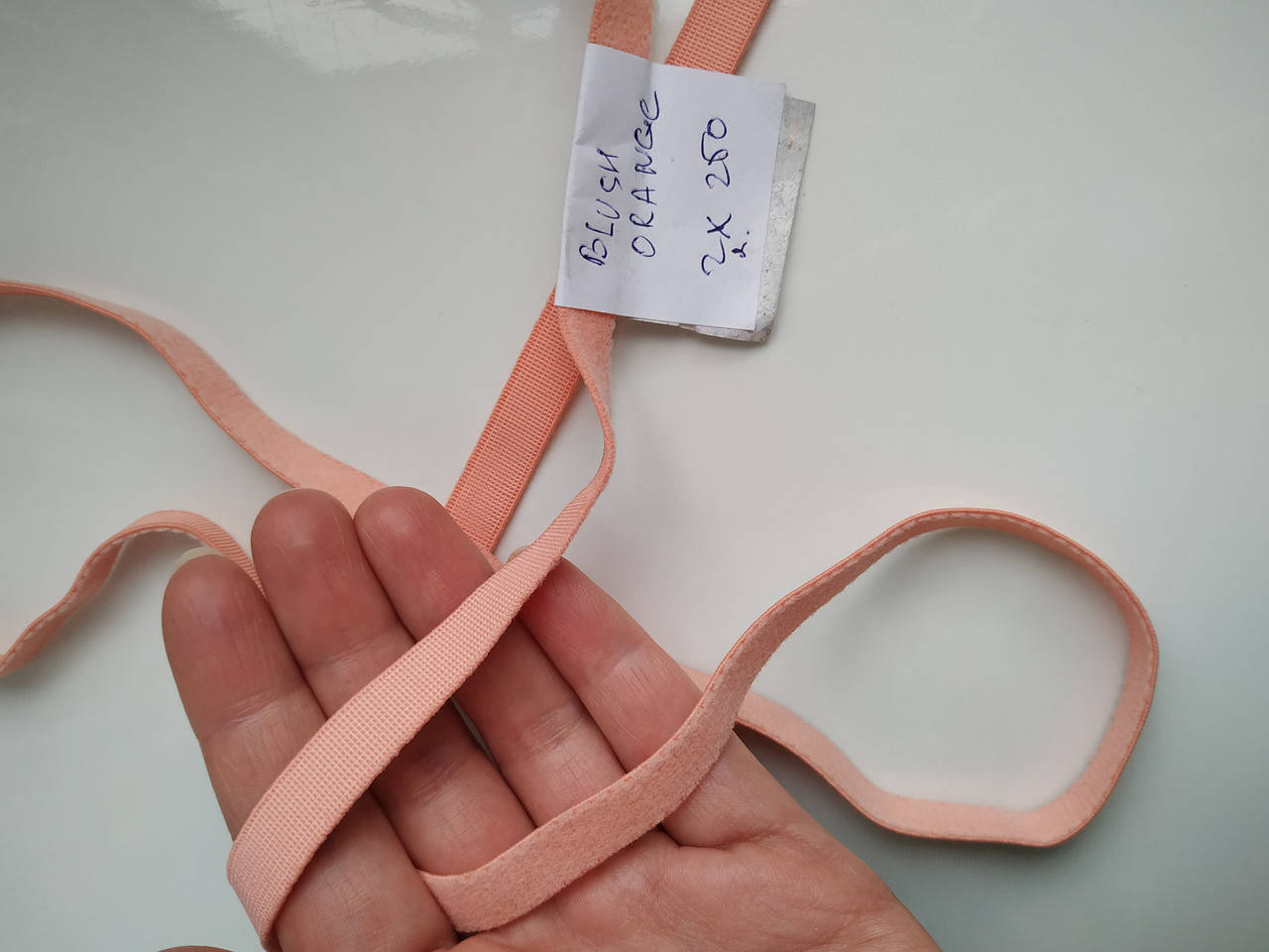 

Резинка становая швейная персиковая