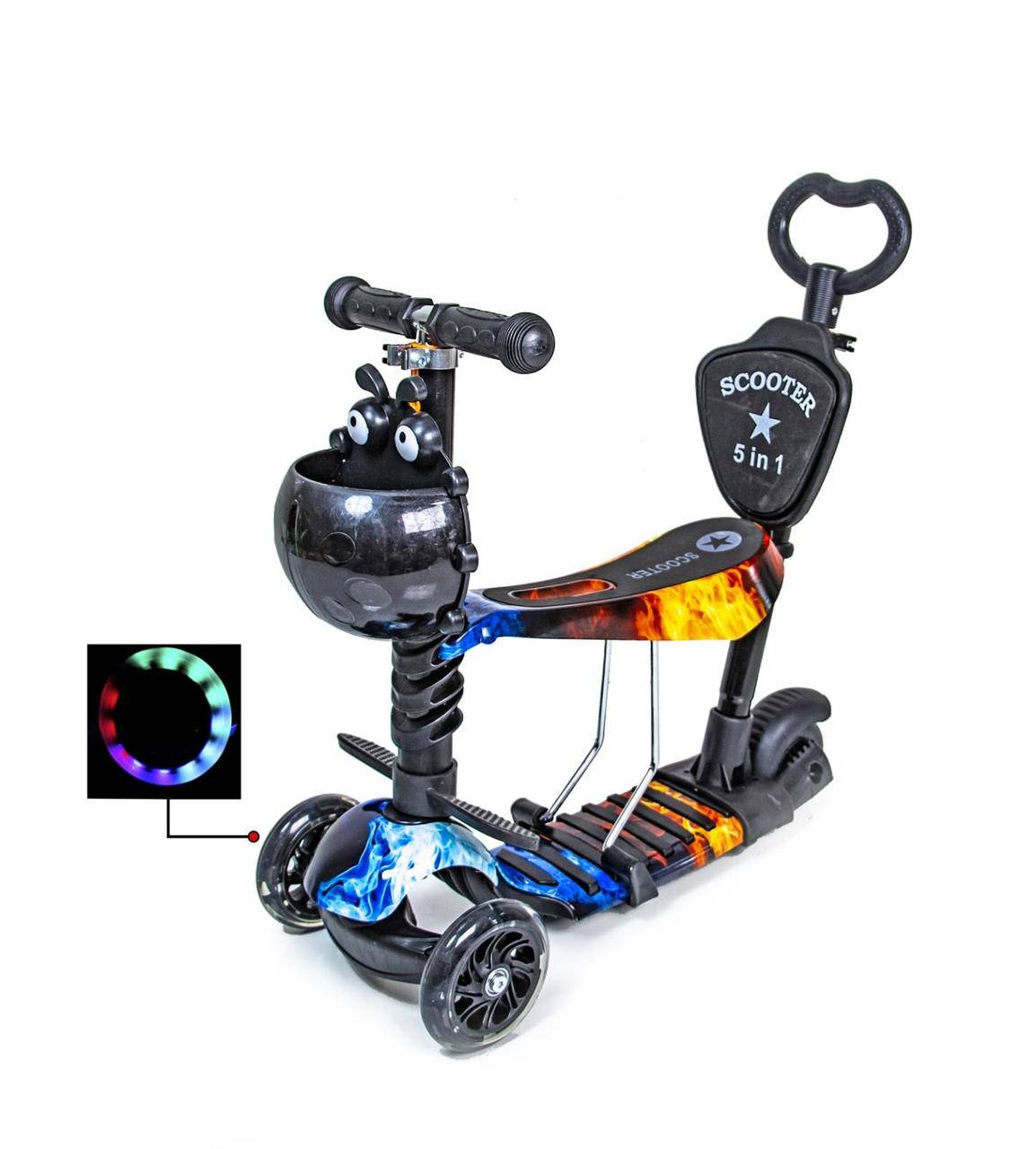 

Самокат Scooter 5in1 Fire and Ice