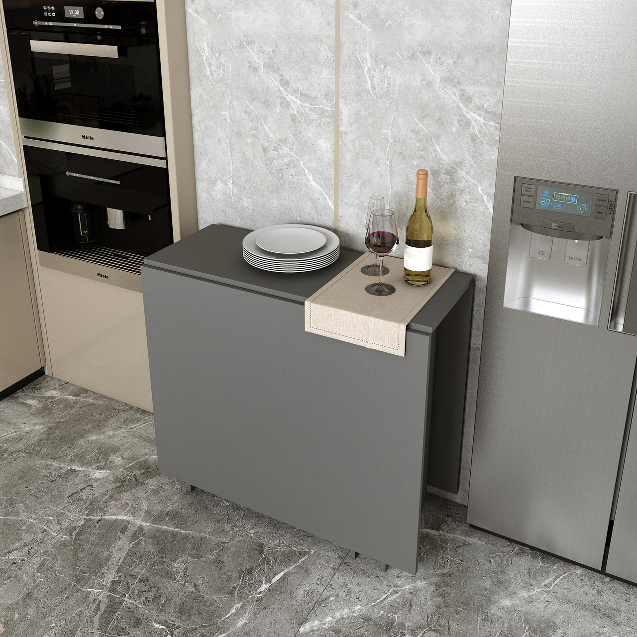 Столовий стіл Doros Торонто Графіт 180х89х80 (41510095) 5