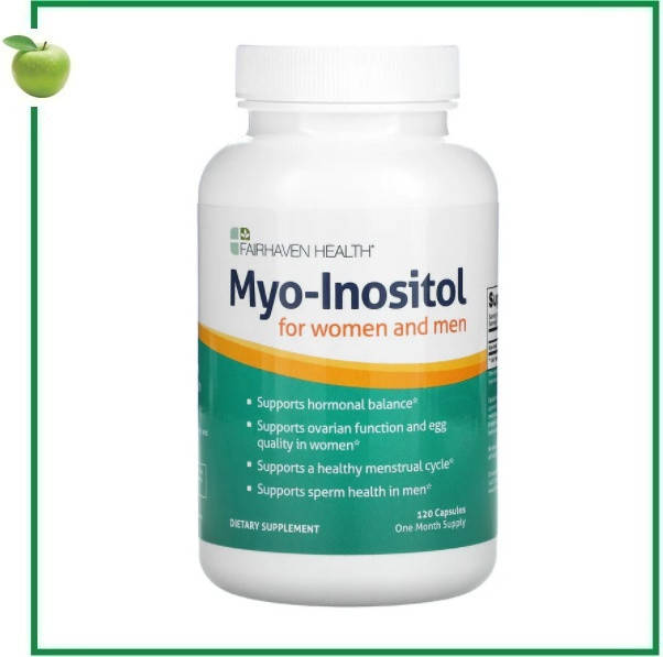 

Fairhaven Health, мио-Инозитол, для женщин и мужчин, 120 капсул, США