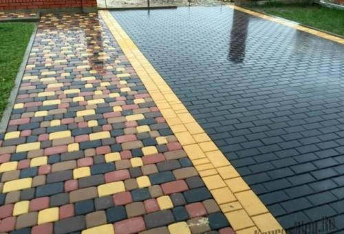 

Старый город тротуарная плитка сухопрессованная 3 см