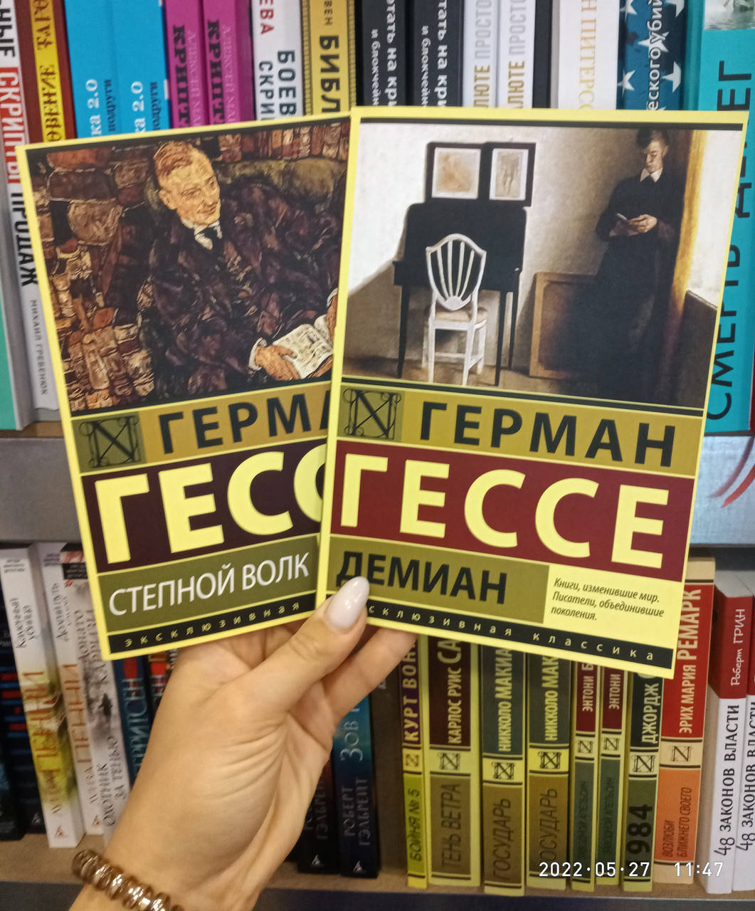 

Комплект книг Германа Гессе Демиан + Степной волк, мягкий переплет