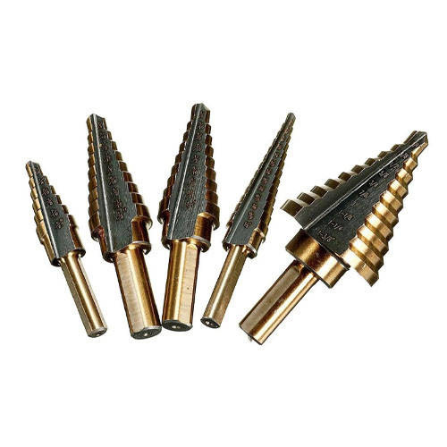 

Набор из 5 ступенчатых спиральных сверл 3.2-34.9мм, HSS-сталь