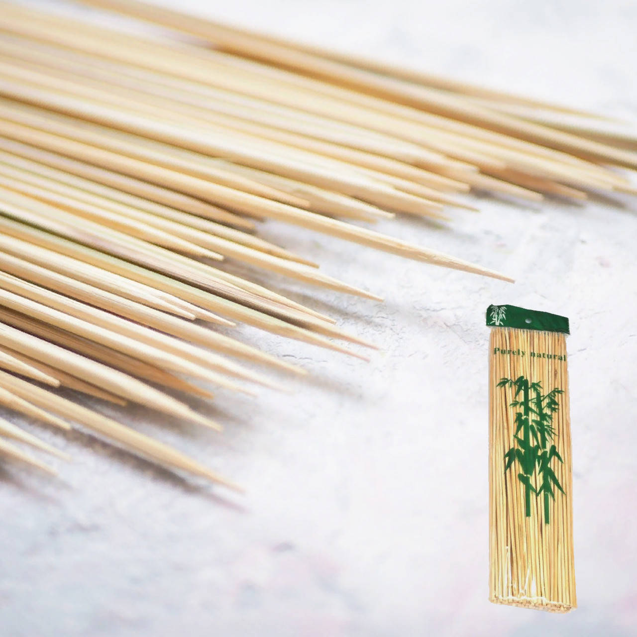 

Шпажки бамбуковые 15 см, 75-100 штук в упаковке