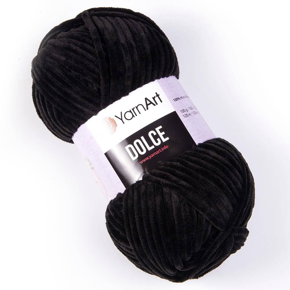 

Пряжа YarnArt Dolce 742 черный