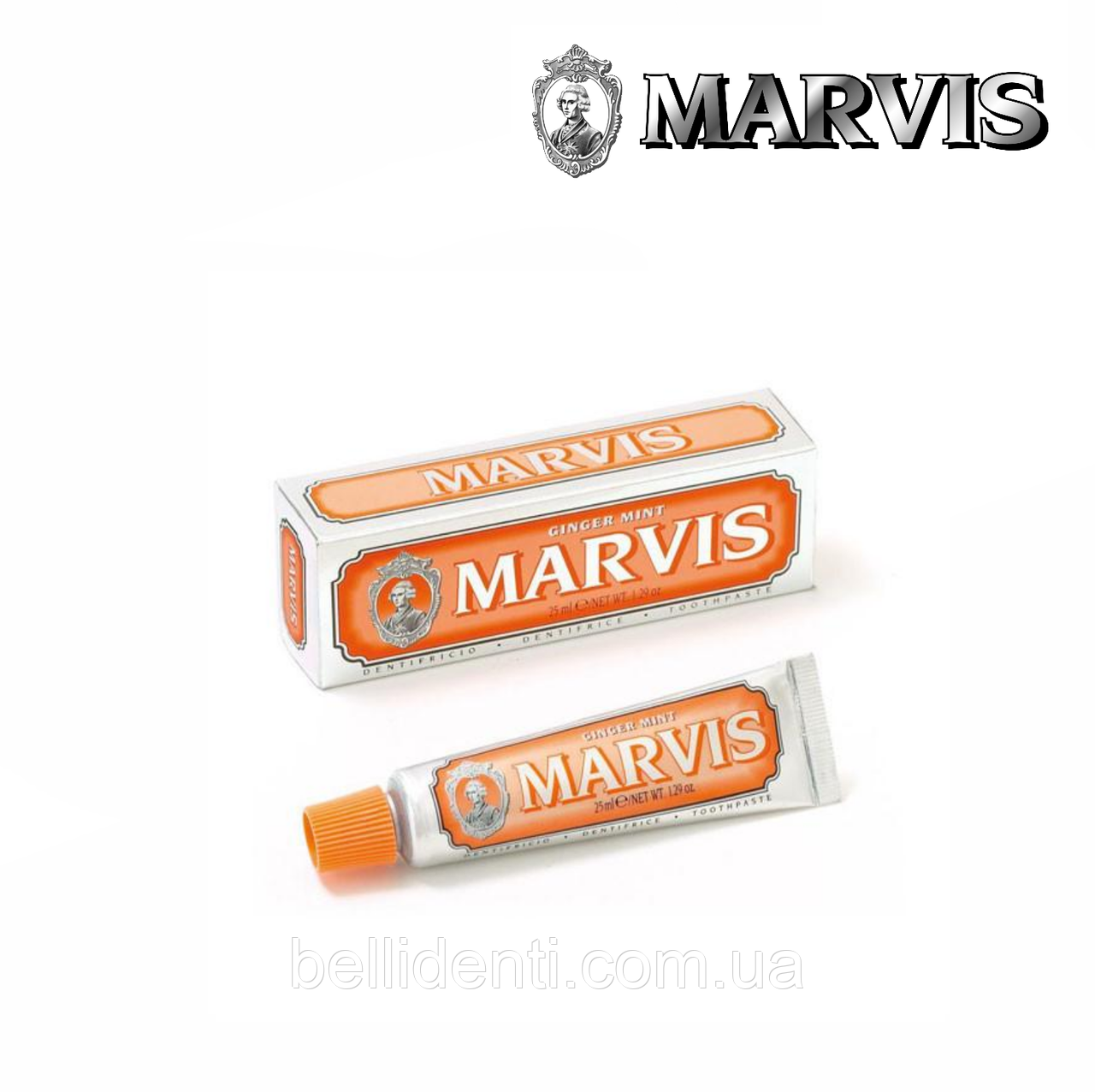 

Зубная паста Marvis "Имбирь-мята", 25 мл