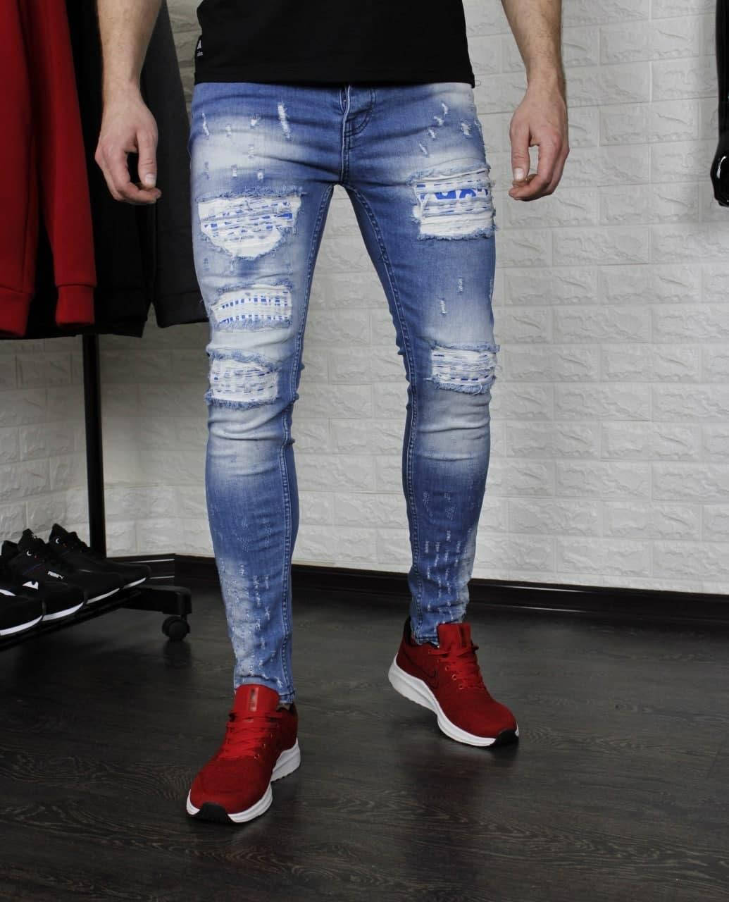 

Мужские зауженые джинсы Mariano Denim Slim Fit