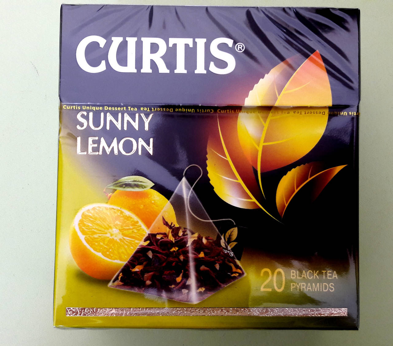 

Чай Curtis Sunny Lemon 20 пирамидок черный