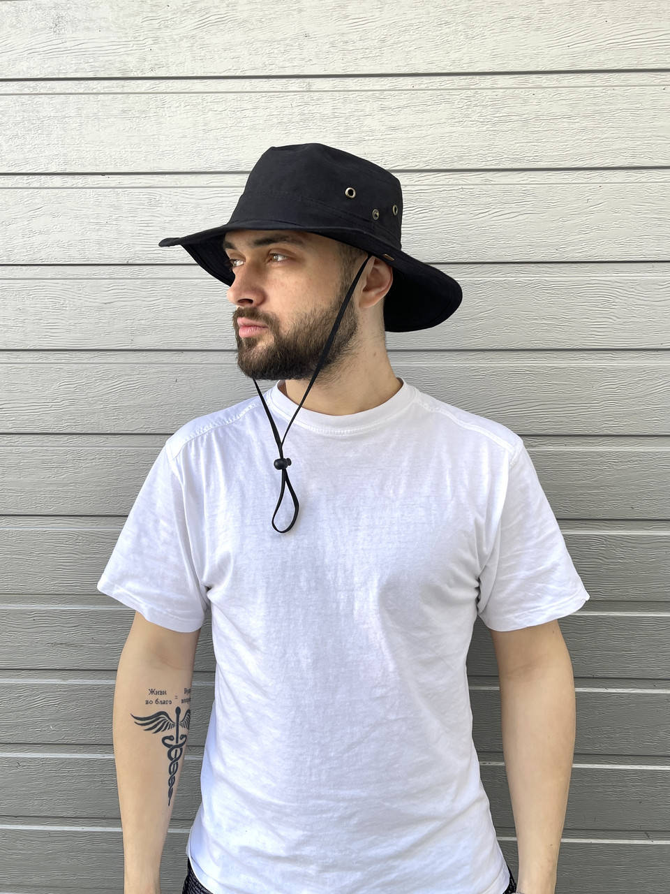 

Летняя шляпа панама черная, Черный