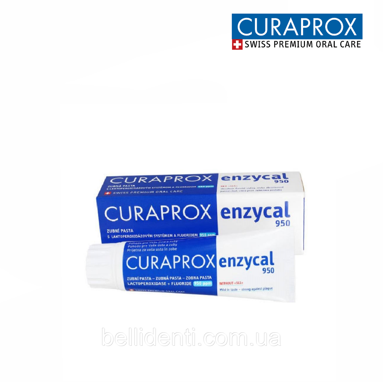 

Ферментная зубная паста Curaprox Enzyсal 950, 75 мл