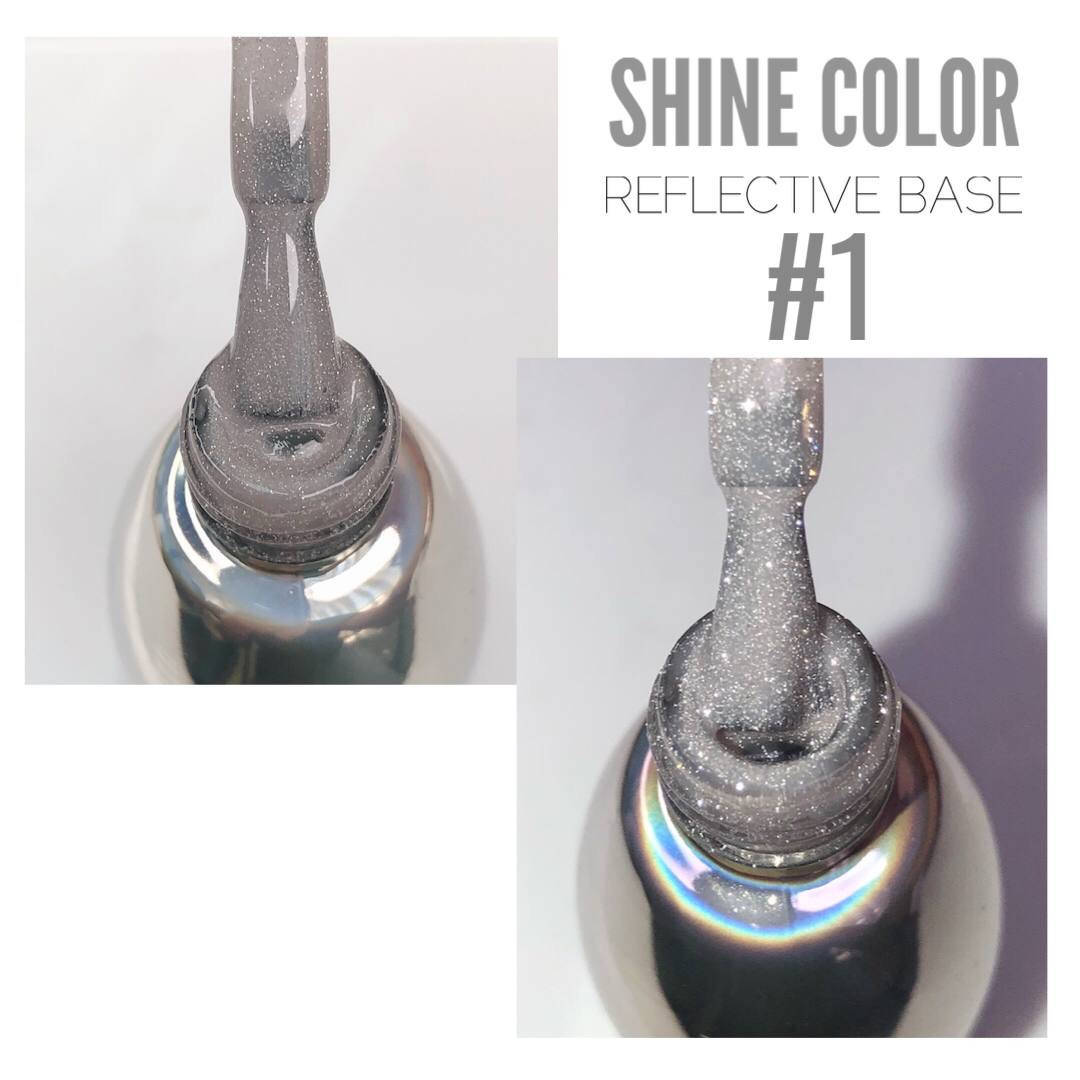 

База светоотражающая для гель-лака Shine Color Reflective Base №1, 10 мл