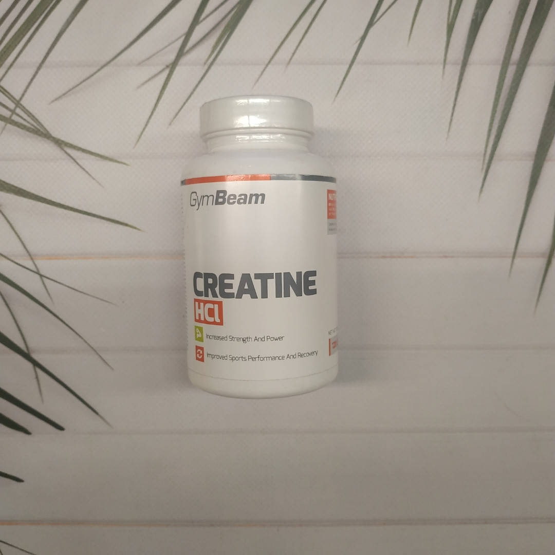 

GymBeam Creatine HCL 120 caps креатин гідрохлорид в капсулах