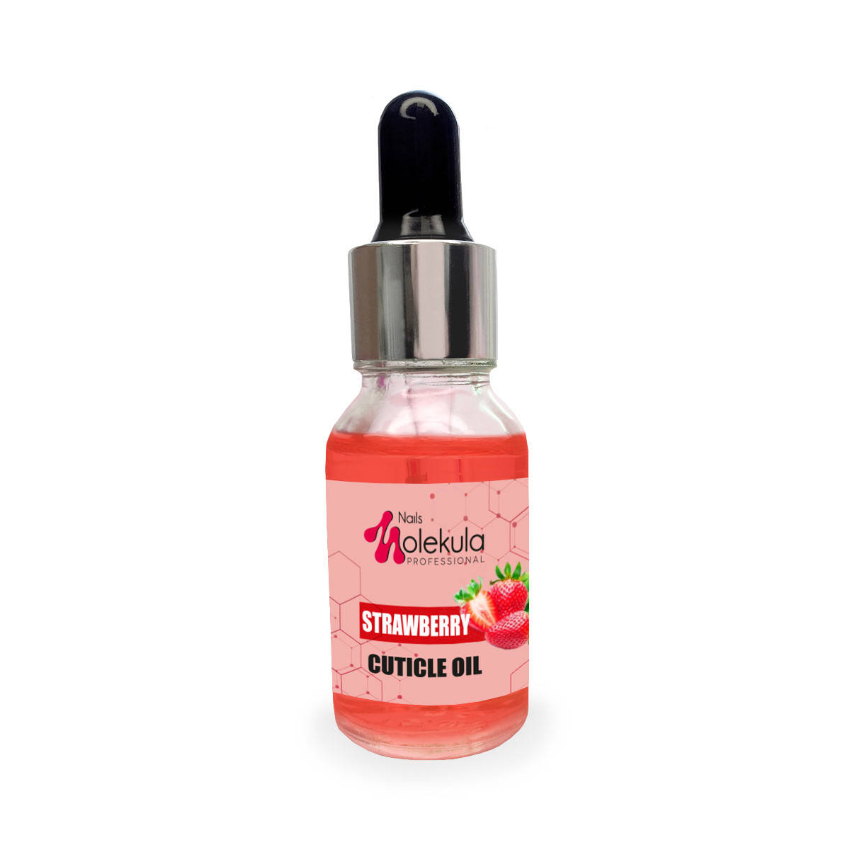 

Масло для кутикулы Strawberry “Nails molekula”, 15 мл